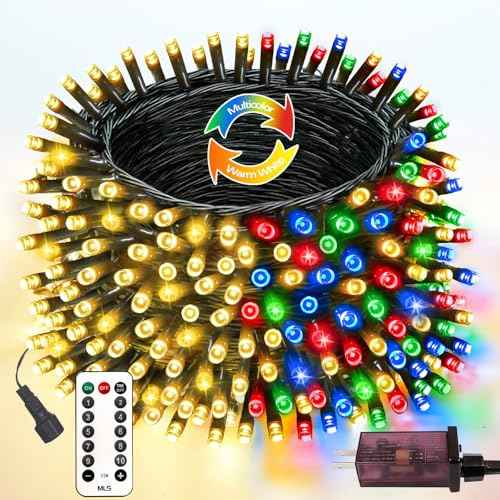 800 LED 264 FT Color Changing Christmas Lights with Remote Timer & 11 Modes