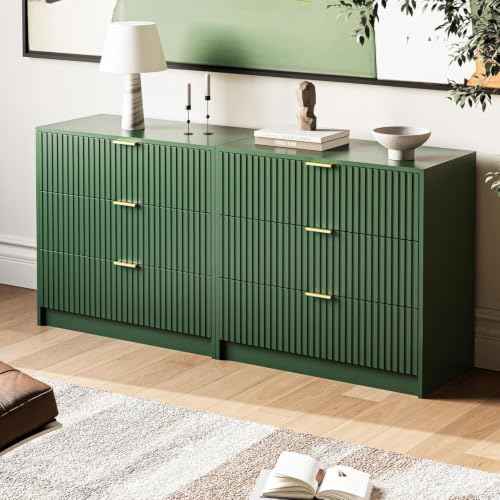 3 Drawer Nightstand Set of 2