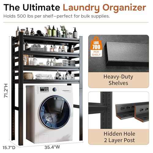 Over Washer and Dryer Shelves