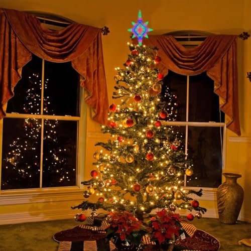 Lighted Christmas Tree Topper