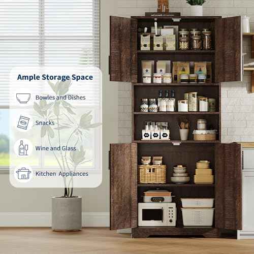 72'' Tall Kitchen Pantry Cabinet