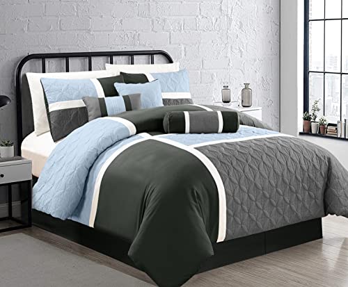 Upland 7 Piece Quilted Patchwork Comforter Set