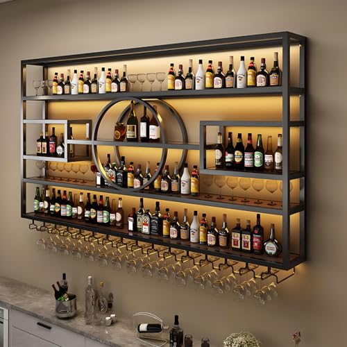 47.2in Large Wall Mounted Wine Rack