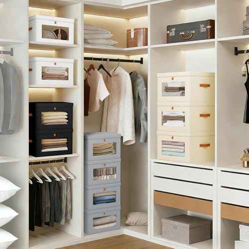 Storage Bins with Lids (6 Count)