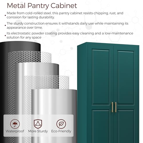 75" Kitchen Pantry Cabinet