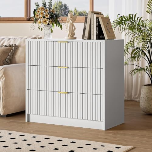3 Drawer Nightstand Set of 2