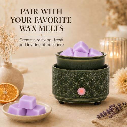Green Ceramic Wax Melt Warmer 3