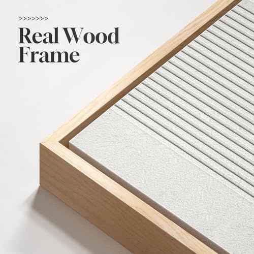 Framed Black and White Neutral Abstract Wall Art set (3 Count)