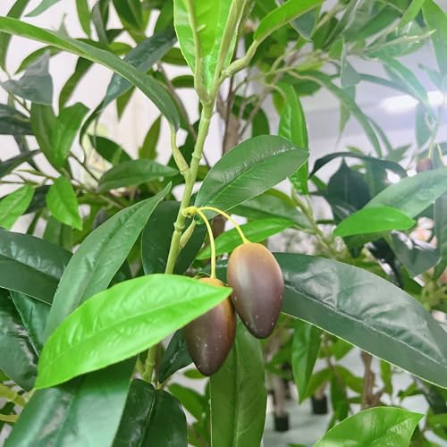 7.5ft Large Realistic Artificial Olive Tree with Olives