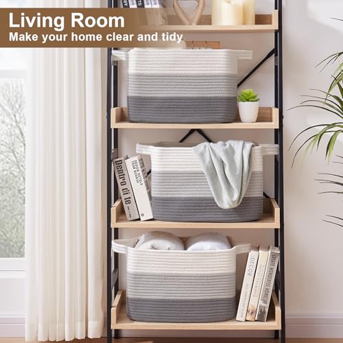 Storage Basket for Organizing 3 Pack (3 Count)