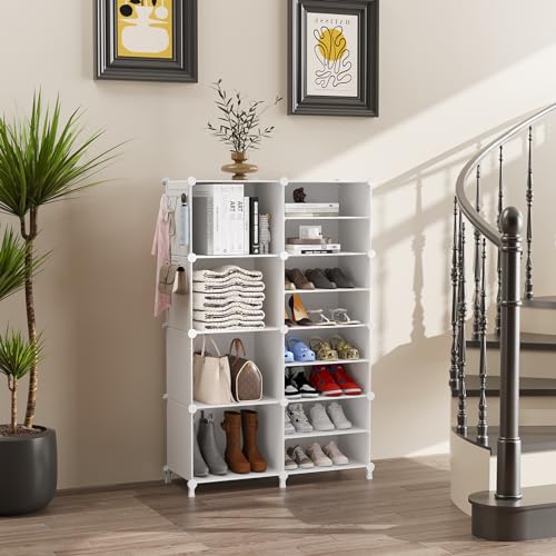 Closet Organizer 8 Cube Storage Shelves (8 Count)