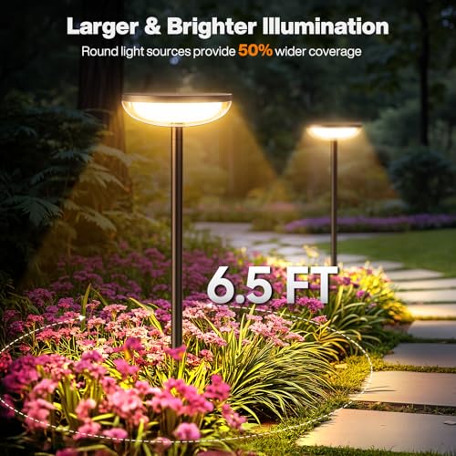 Solar Pathway Lights Outdoor (6 Count)