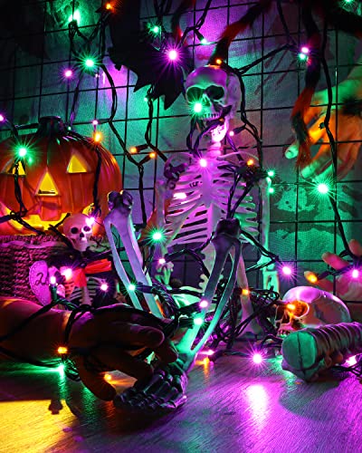 5MM Halloween String Light Purple Green Orange