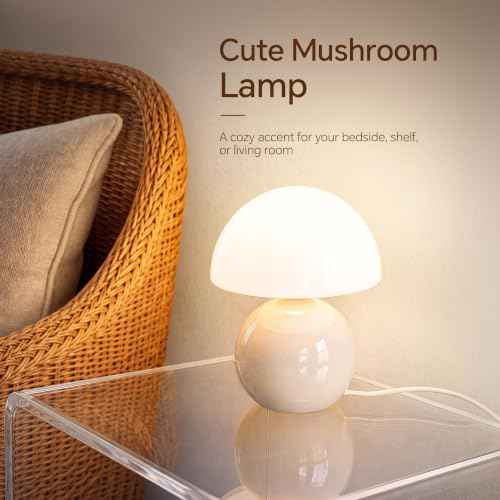 Mushroom Lamp Table Lamps Set of 2 for Bedroom Living Room (2 Count)