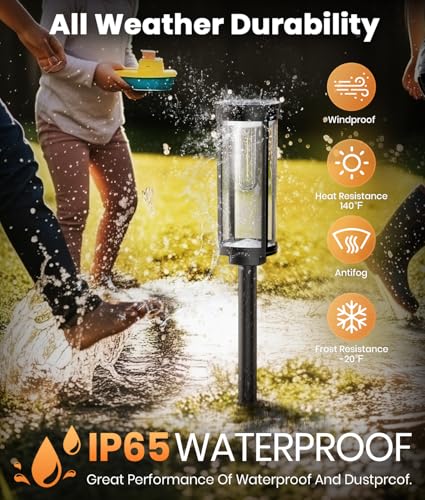Solar Pathway Lights Outdoor (12 Count)