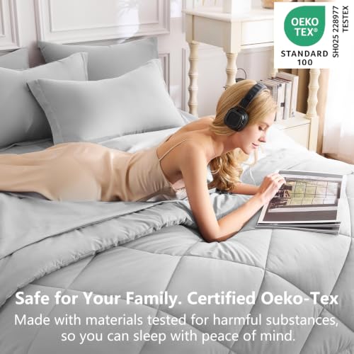 Full Size Comforter Sets Light Grey