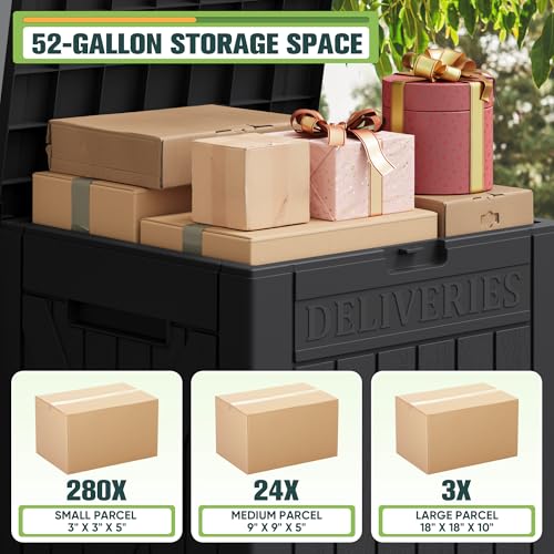 52 Gallon Large Outdoor Package Delivery Box