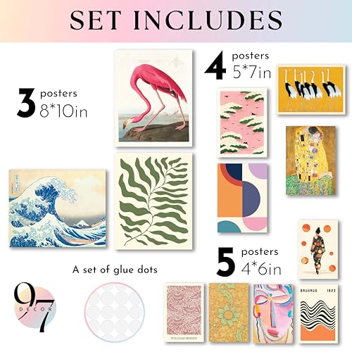 Artsy Eclectic Wall Art (12 Count)