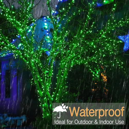 5MM Wide Angle Christmas String Lights Green