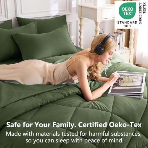Full Size Comforter Sets Olive Green