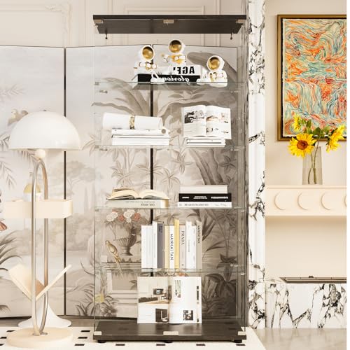 Black Glass Display Cabinet