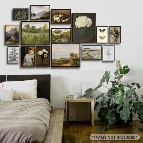 15 Pcs Vintage Wall Art Decor (15 Count)