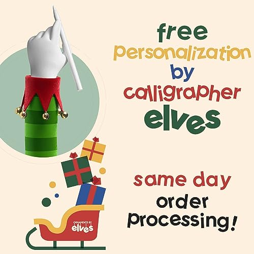 3D Family of 8 Ornament 2026 Personalized Family Christmas Ornaments 2026