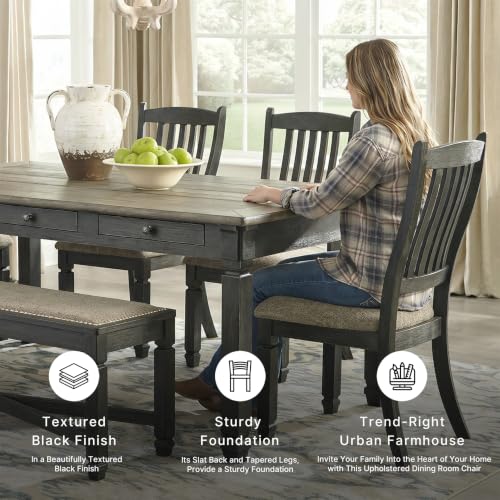 Ralene Transitional Faux Leather Dining Chair with Cushioned Seat (4 Count)
