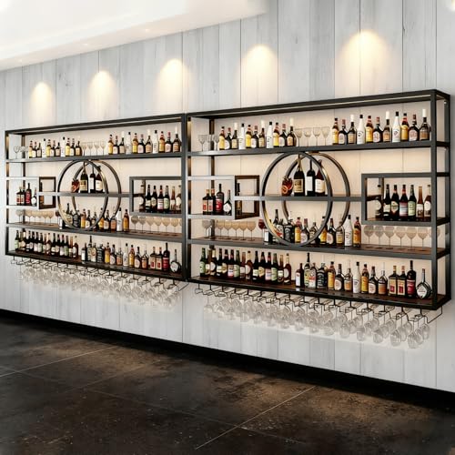 126in Large Wall Mounted Wine Rack