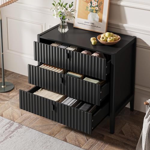 3 Drawer Nightstand Set of 2