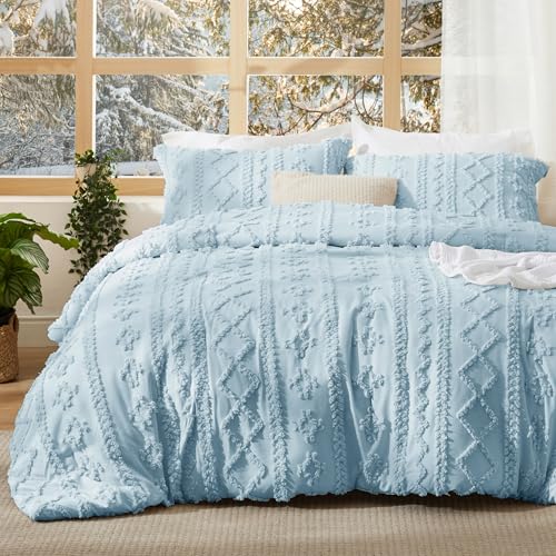 Tufted Boho Comforter Set Twin Size