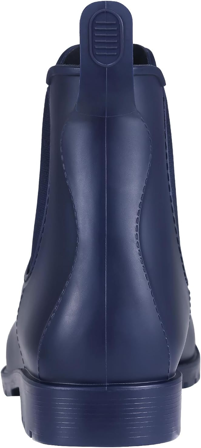 Asgard Women's Ankle Rain Boots Waterproof Chelsea Boots