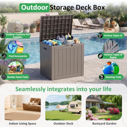 40 Gallon Lockable Outdoor Deck Box