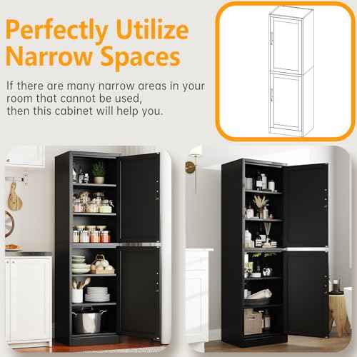 Metal Locker Tall Narrow Storage Cabinet
