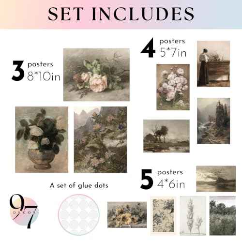 Vintage French Country Wall Art (12 Count)