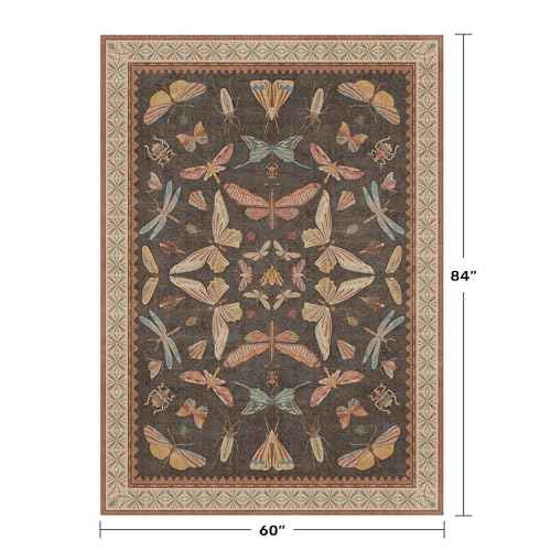 Washable Living Room Area Rug 5x7 (35 Sq Ft)