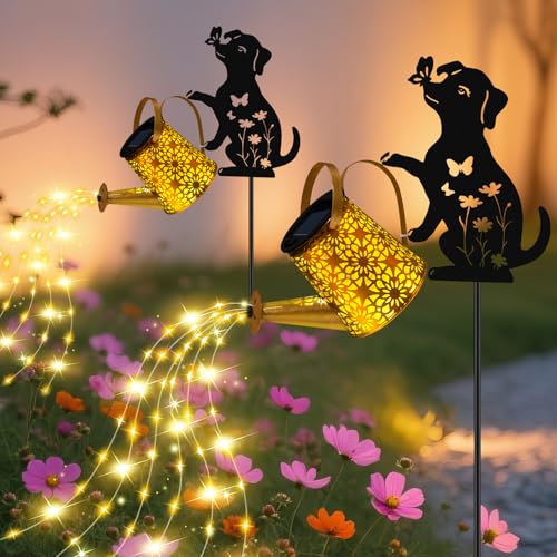 Solar Garden Lights Outdoor Decor (2 Count)
