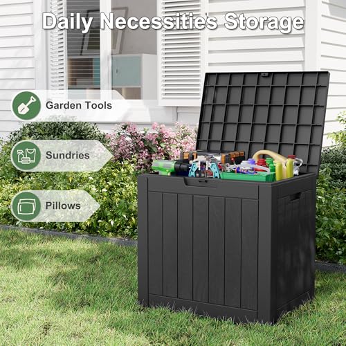 32 Gallon Outdoor Storage Box 2 Pack All