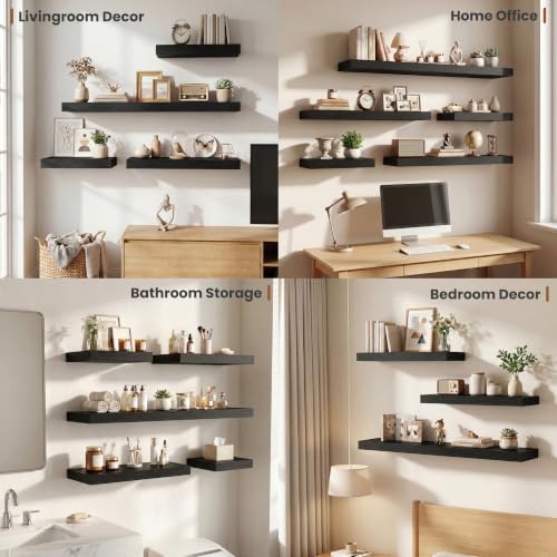 Floating Shelves for Wall 18x12” Set of 2 (2 Count)