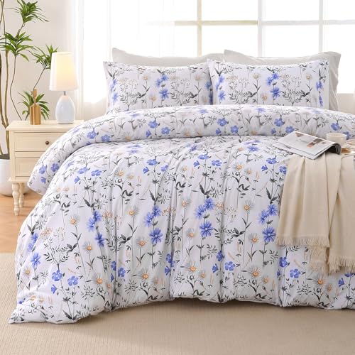 Blossom Blue Full Comforter Set