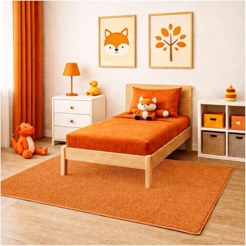 Soft & Colorful 11' Round Kids Classroom Area Rug