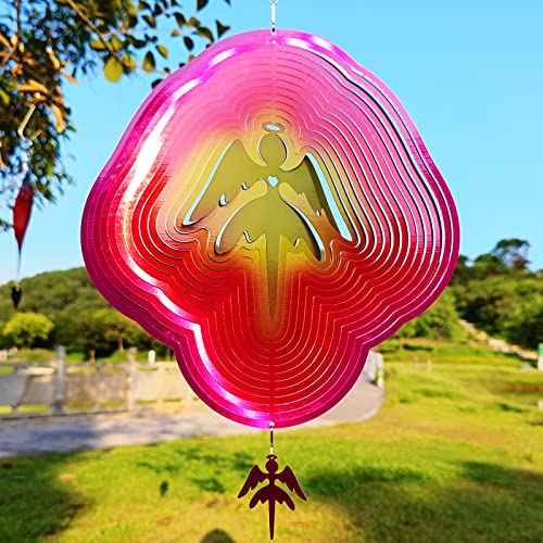 12in Angel Wind Spinner Outdoor Garden Decor Gifts for Women Mom Wife