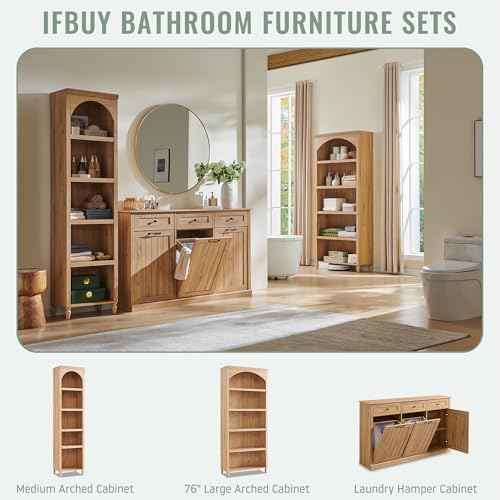 Triple Tilt Out Laundry Hamper Cabinet