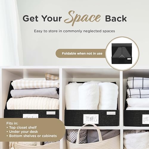 Open Front Trapezoid Closet Bins (3 Count)