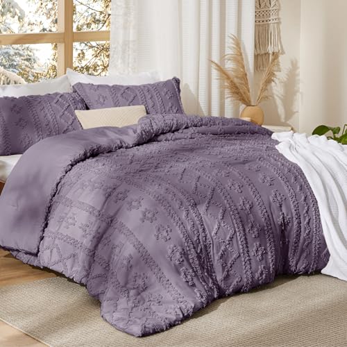 Tufted Boho Comforter Set King Size