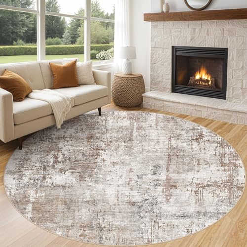 8ft Round Area Rug Living Room Rugs