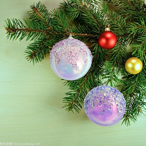 4Pcs Christmas Balls Ornaments (4 Count)