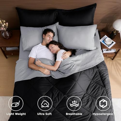 7 Piece Oversized Queen Comforter Set