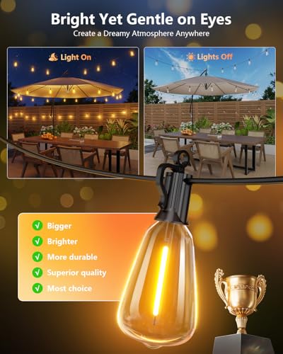 151FT Solar String Lights Outdoor