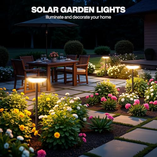 Solar Pathway Lights Outdoor (6 Count)